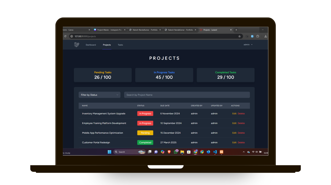 Personal Portfolio Images